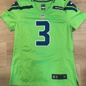 Nike Seahawks Russell Wilson color rush jersey